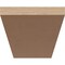 Ekena Millwork 5"W x 10"D x 5"H Wide Concord Rough Cedar Woodgrain TimberThane Corbel, Primed Tan CORUR05X10X05CONRCPR - alternate 2